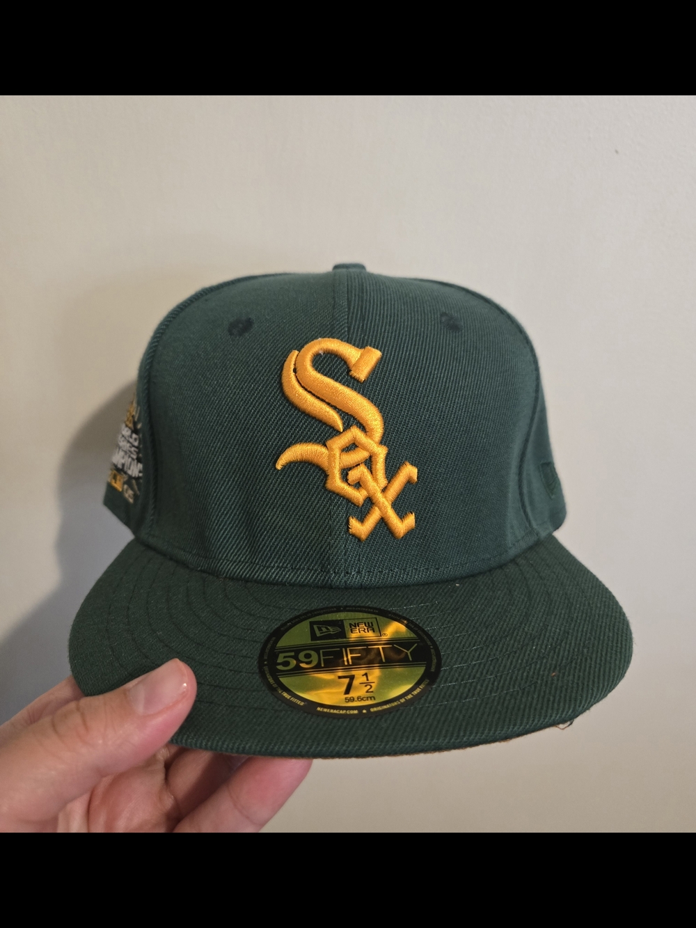 New Era 59FIFTY Green & Yellow Chicago White Sox Fitted Hat 7½